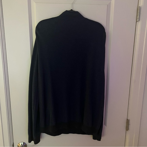 Tommy Bahama mens Reversible knit quarter zip sweater | size Extra large - Picture 9 of 11